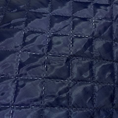 Термостёжка подкладка +синтепон 100г/м.кв. ш 150см, цвет темно-синий