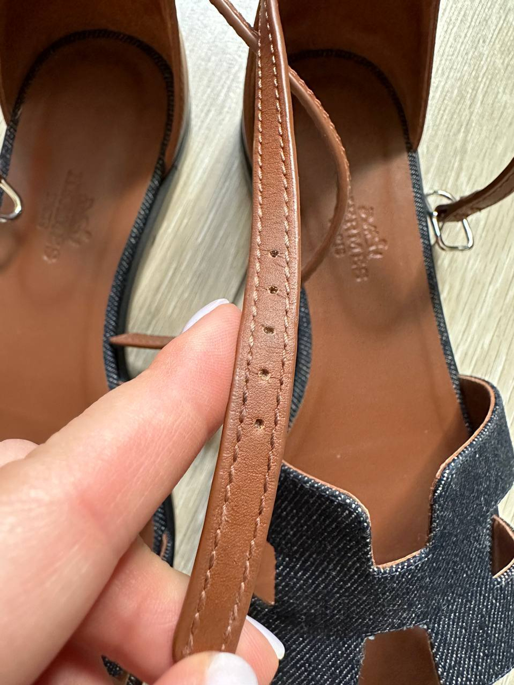 Сандалии Hermes Santorini