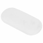 Ластик BRAUBERG, 55х23х10 мм, белый, овальный, 222471