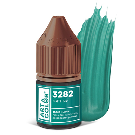 Краситель жирорастворимый гелевый №3282 Мятный (Art Color choco) (12мл)
