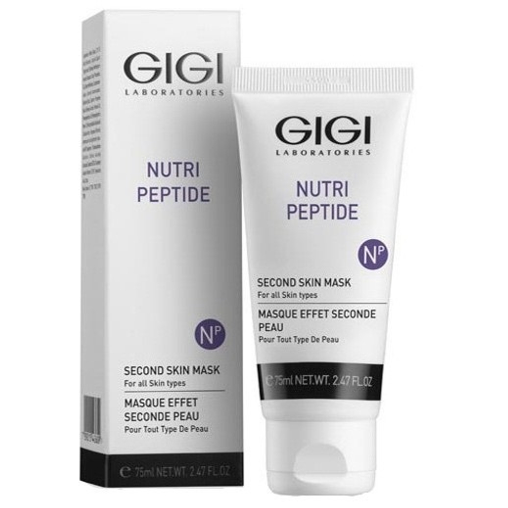 Маска-пилинг черная пептидная Вторая кожа GiGi Nutri-Peptide Second Skin Mask