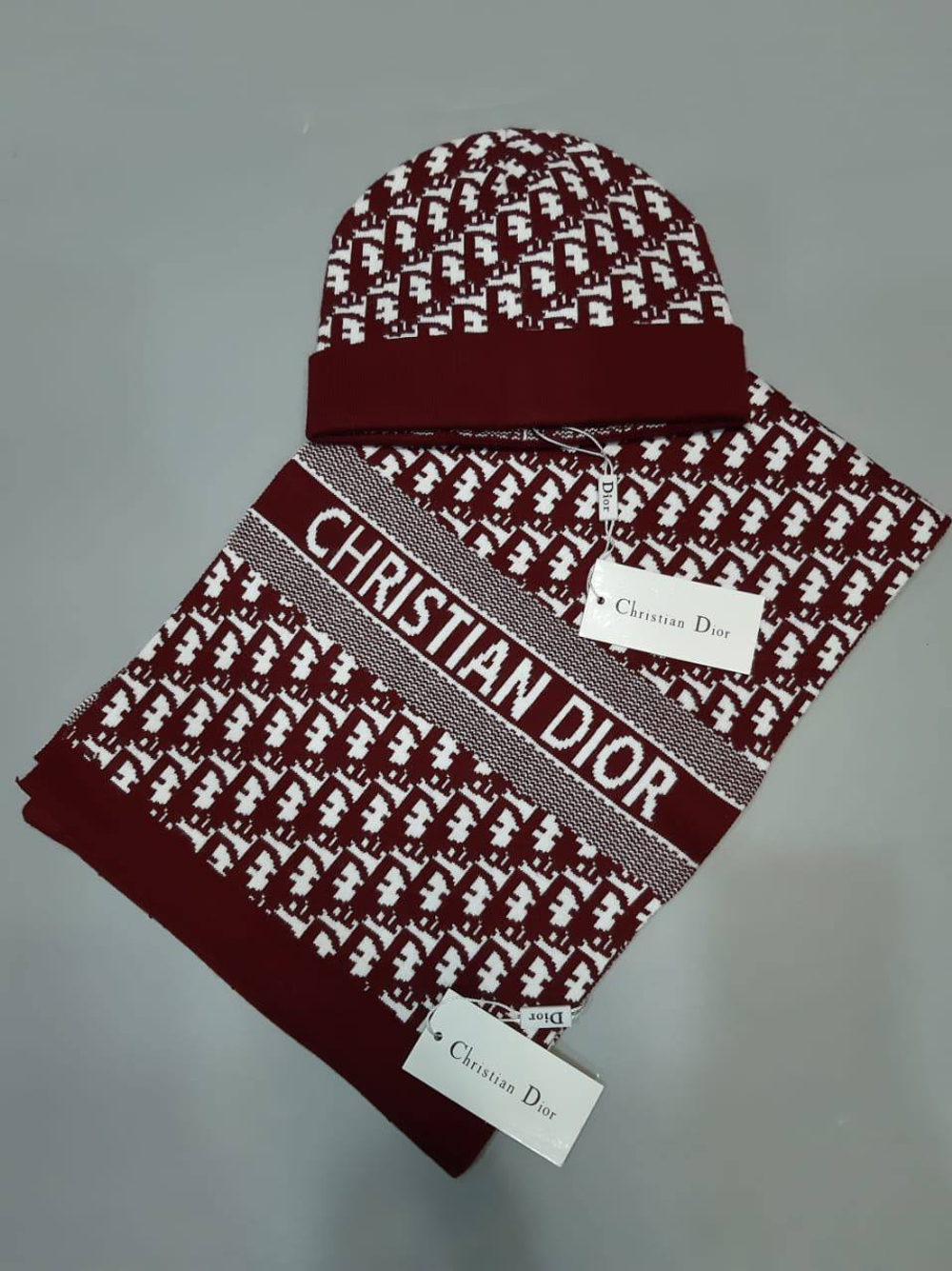Комплект шапка и шарф Christian Dior, арт. 463851956