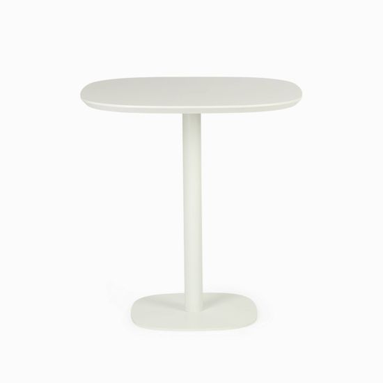 Обеденный стол Square 70х70 белый металл 