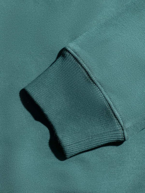 Толстовка Milk темно-зеленая - фото 9