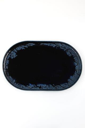 Тарелка овальная 32CM ROOT BLUE