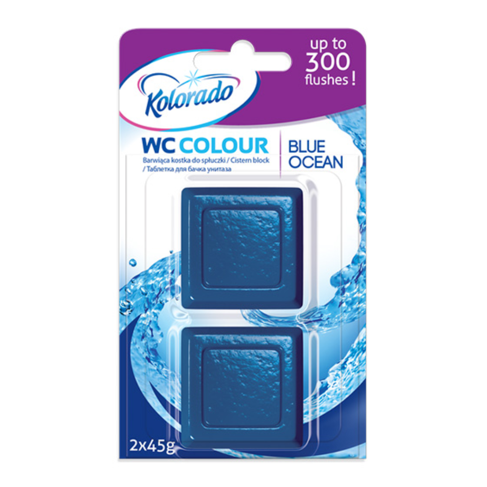 Кубик для унитаза Kolorado Blue Ocean 2*45 гр