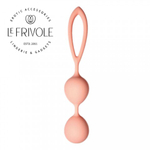 Шарики Кегеля со смещенным центром тяжести Vega, персиковый, 2,8 x 17 см, One Size