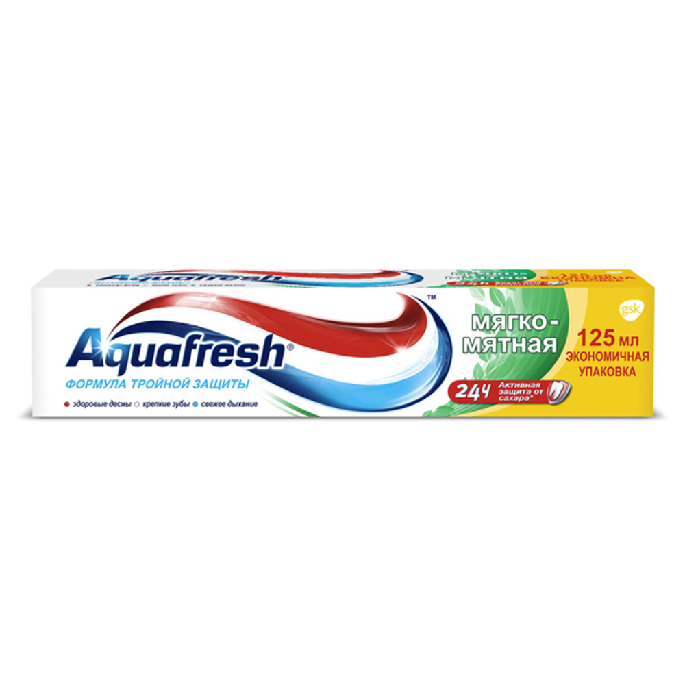 Зубная паста Aquafresh Мягко-мятная, 125 мл