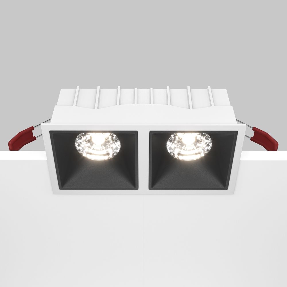 Модульный встраиваемый светодиодный светильник диммируемый Maytoni Alfa LED DL043-02-15W4K-D-SQ-WB