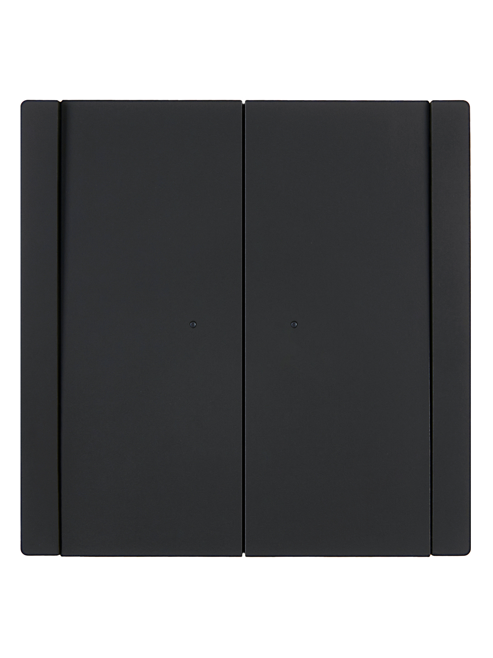 FORTE&PIANO Выключатель 2-клавишный проходной с индикацией 10А FP108 черный IEK