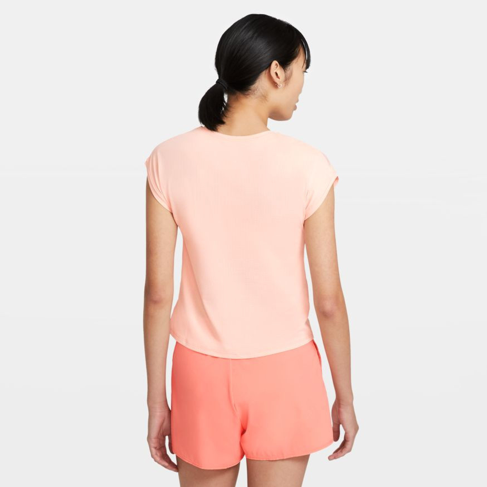 Женская теннисная футболка Nike Court Dri-Fit Victory Top SS Plus Line W - Оранжевый