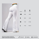 Леггинсы High-Waist Flared Leggings CLUB D’OR 630 Белые