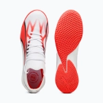 Футзалки PUMA Ultra Match IT puma white/puma black/fire orchid