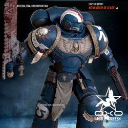 Капитан Ультрамаринов Титус Фигурка Captain of the Ultramarines Titus Warhammer 40,000: Space Marine