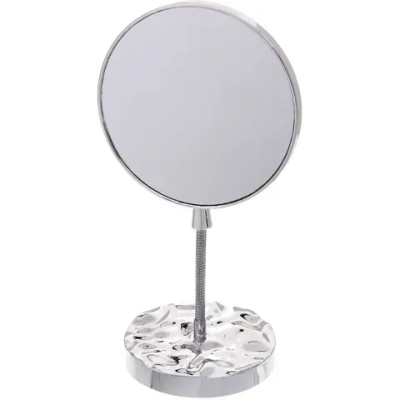 Зеркало настольное «ЭЛАНТРА», круг, цвет хром, 28,5*15см