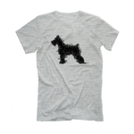 Футболка "Шнауцер - штрихи"