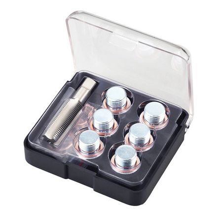 Цена на МАСТАК (103-47017С) Набор для ремонта масляных пробок М17 х 1.5, бокс, 19 предметов