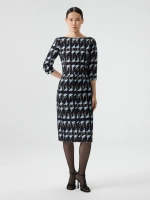 Платье-футляр с принтом OLA OLA