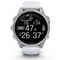 Garmin Fenix 8 43 мм Silver — умные часы с AMOLED-дисплеем и белым ремешком
