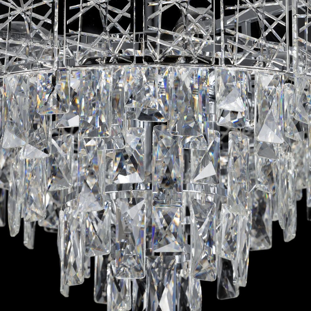 Citilux SAGRADA CL317251 Люстра хрустальная подвесная Хром