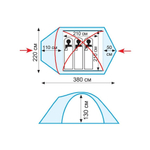 Палатка Tramp Mountain 3 V2