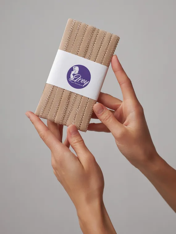 775 K-94/9 ОПТ Резинка ажурная Lauma, 9 мм, бежевый 775