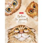 Блокнот МАЛЫЙ ФОРМАТ (112х151 мм) А6, 80 л., твердый, клетка, HATBER "Верь в себя!", 80ББ6В1_23722