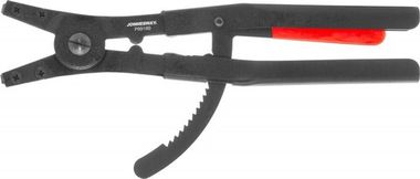 Щипцы загнутые 90° сфиксатором для стопорных колец, разжим, 85-170 мм, 3.5-4.0 мм, 400 мм JONNESWAY P9916D