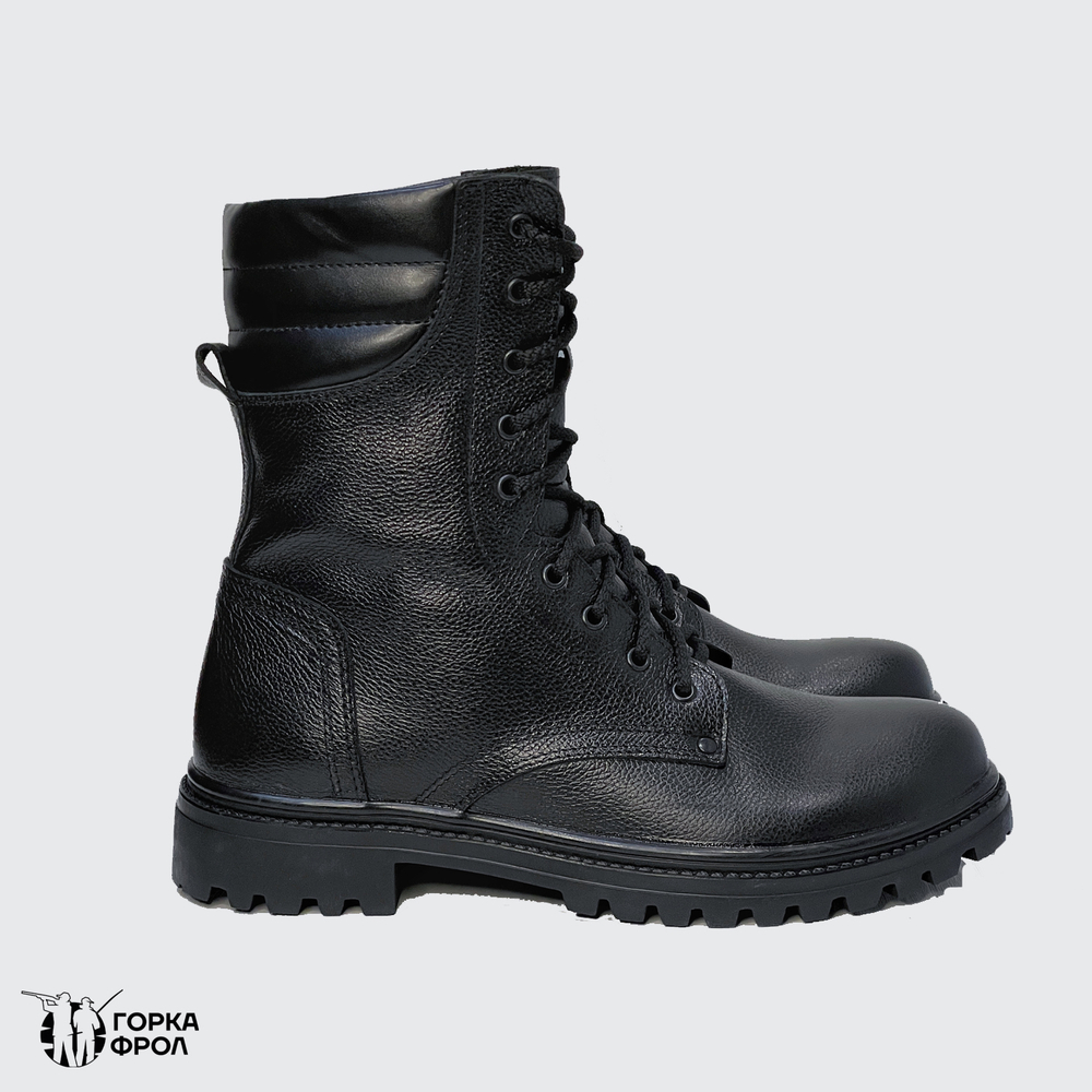 Берцы BIZON ТК-20, хромовая кожа, подошва каучук, стелька Ortholite