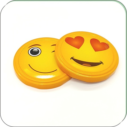 82 мм Крышка металлическая Твист-Офф литография "Смайлик"
