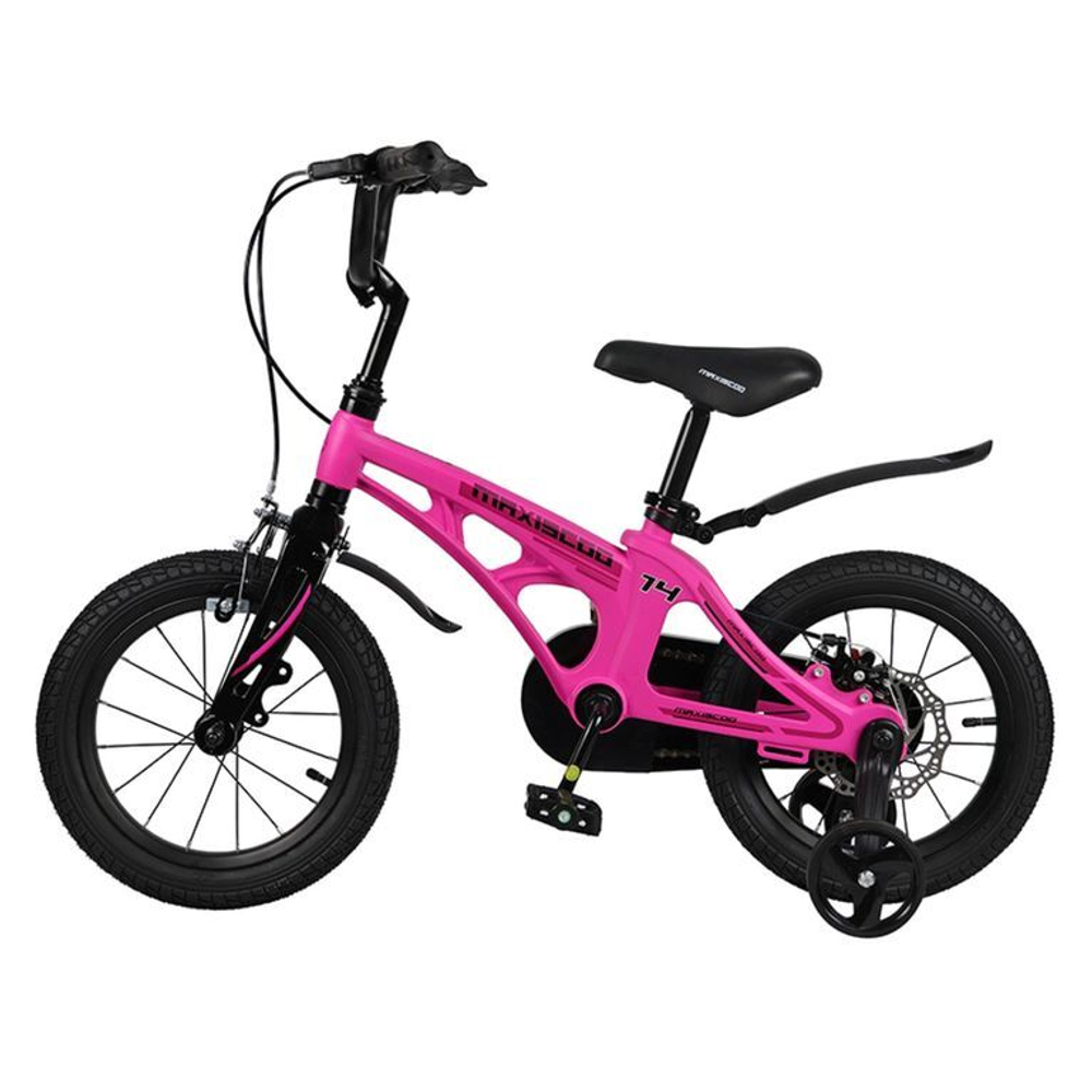 Велосипед 14" MAXISCOO Cosmic Стандарт Плюс, Розовый Матовый