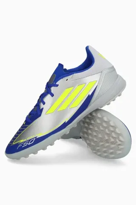 Сороконожки adidas F50 League Messi TF - серебряный