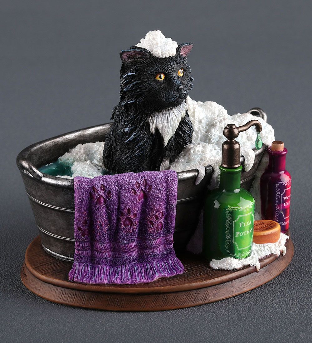 Veronese WS-1357 Статуэтка «Кот - Банный час» (Лиза Паркер)
