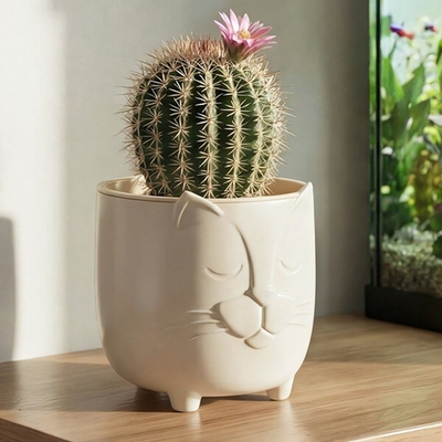 Кашпо БАСЯ D115мм 0,65л с дренажной вставкой М3074