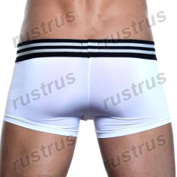 Мужские трусы боксеры белые HOM