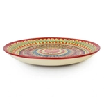 Ляган Риштанская Керамика 38 см. плоский, цвет салатовый