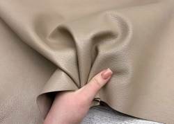 Poncho Lux Naturale (1,1-1,3 мм), цв. Бежевый, натуральная кожа козы