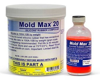 Mold Max 20 двухкомпонентный силикон для форм на основе олова