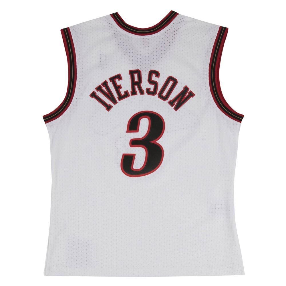 Баскетбольная джерси Mitchell&amp;Ness NBA Swingman Philadelphia 76ers Allen Iverson #3 White Jersey
