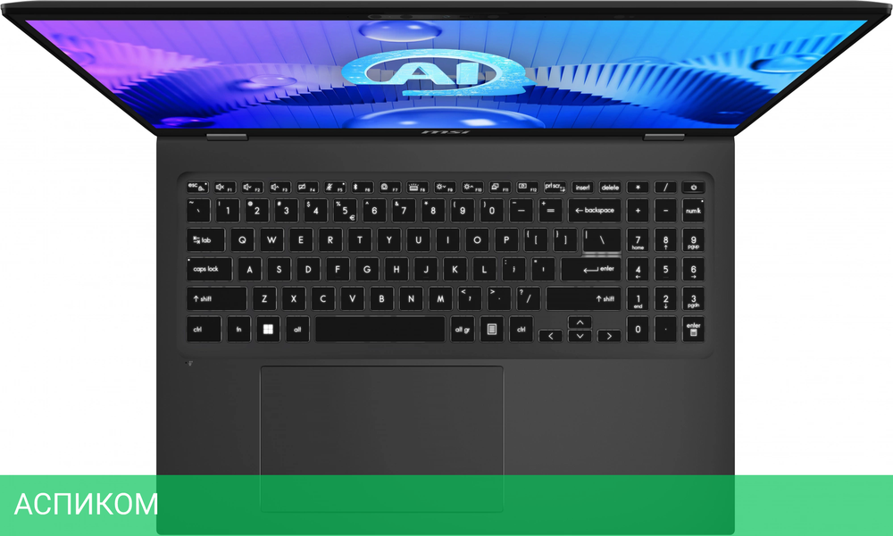 Ноутбук MSI Prestige 16 AI Evo B1MG-035RU Grey (9S7-15A121-035)