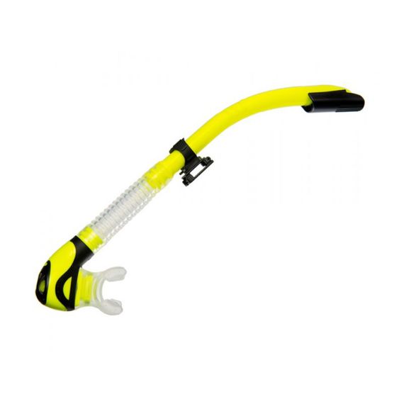 Трубка с клапаном Sargan Бетта Желтая Прозрачный силикон