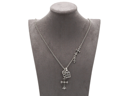 Колье "Chrome Hearts" с подвесками