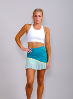 Юбка RS Court Slice Skirt - Mesh (Striking Teal) (252W603-002)