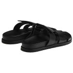 Hermes Chypre functional windbreaker wear fashion sandals women's black, H222100Z 02