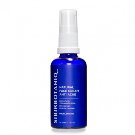Крем для лица SIBIRBOTANIQ ДЛЯ ПРОБЛЕМНОЙ КОЖИ ЛИЦА ANTI ACNE, ТМ SIBIRBOTANIQ