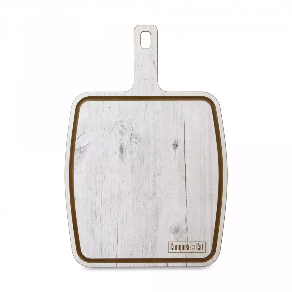 Доска разделочная с ручкой 25х36см ComposeEat Fashion дуб белый