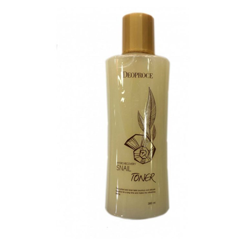 Тонер с экстрактом улиточного муцина DEOPROCE HYDRO RECOVERY SNAIL TONER, 380 мл.