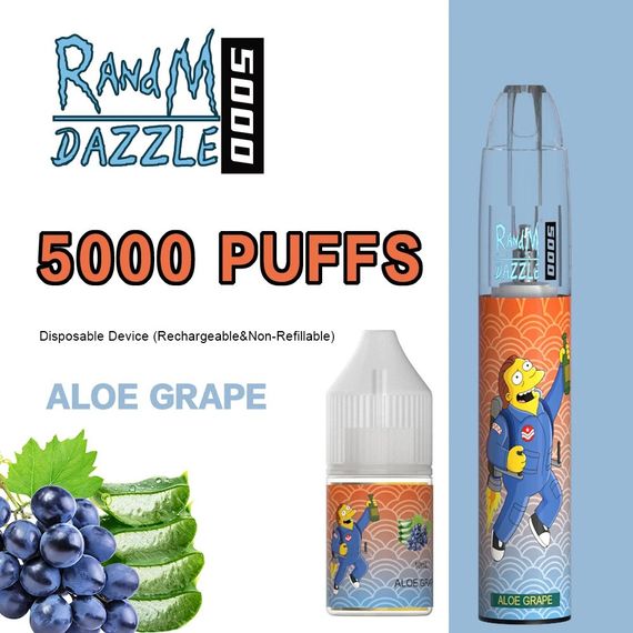 RandM Dazzle 5000 - Aloe Grape (5% nic)