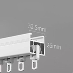 Электрический карниз для штор, потолочный, алюминиевый, тихий ход, пульт ДУ, разные варианты управления