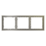 Рамка пластиковая VOLTUM S70 на 3 поста, (шелк)